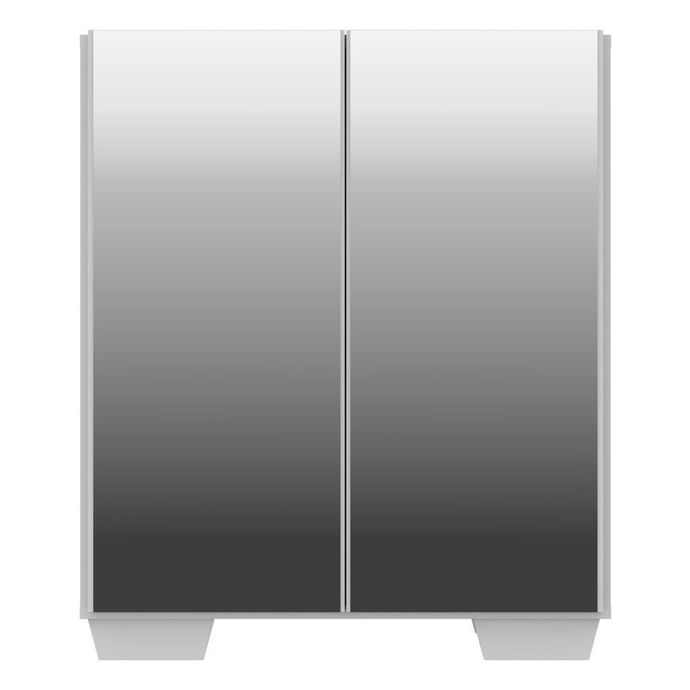 Encontraproduto.com.br - Aparador Buffet 4 portas com Espelho e Pés Quadrados Vegas Multimóveis V3560