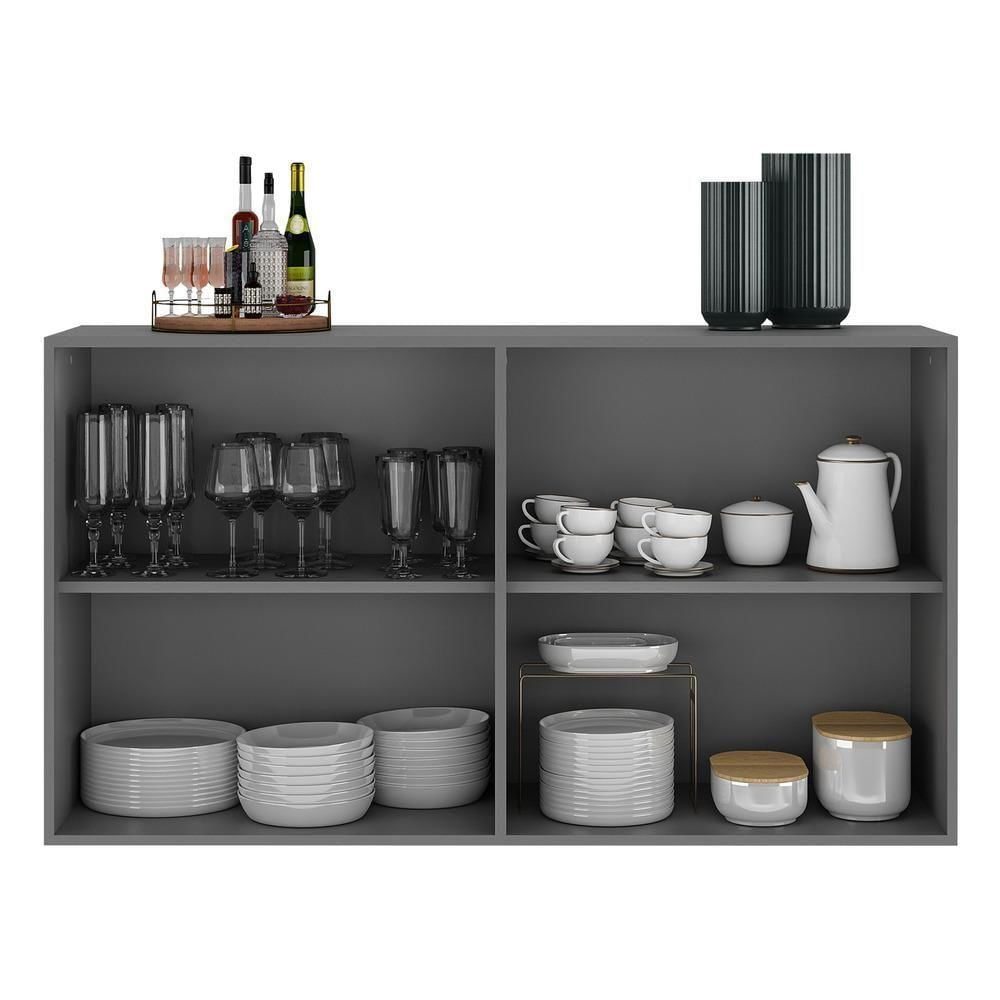 Encontraproduto.com.br - Aparador Buffet 4 Portas Suspenso Viena Multimóveis V3605
