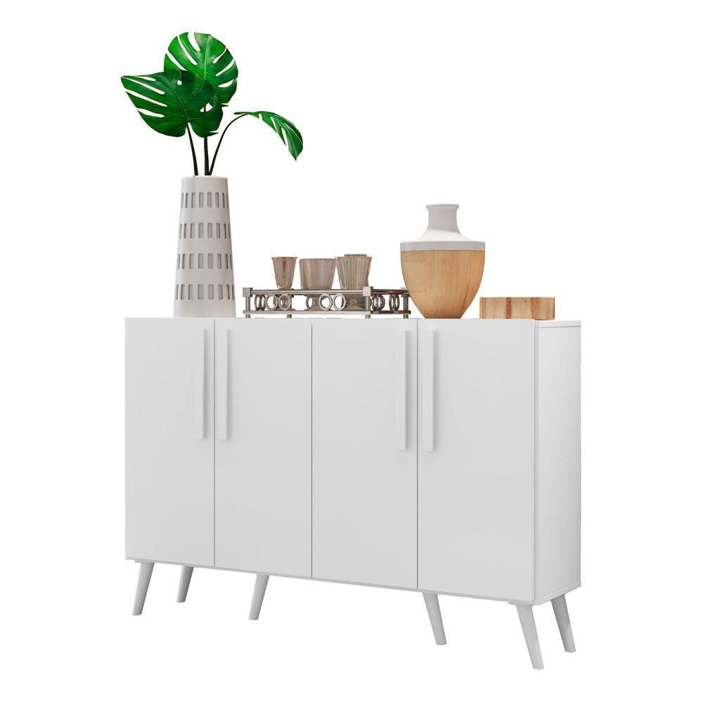 Encontraproduto.com.br - Aparador Buffet 4 Portas Retrô Viena Multimóveis V3606