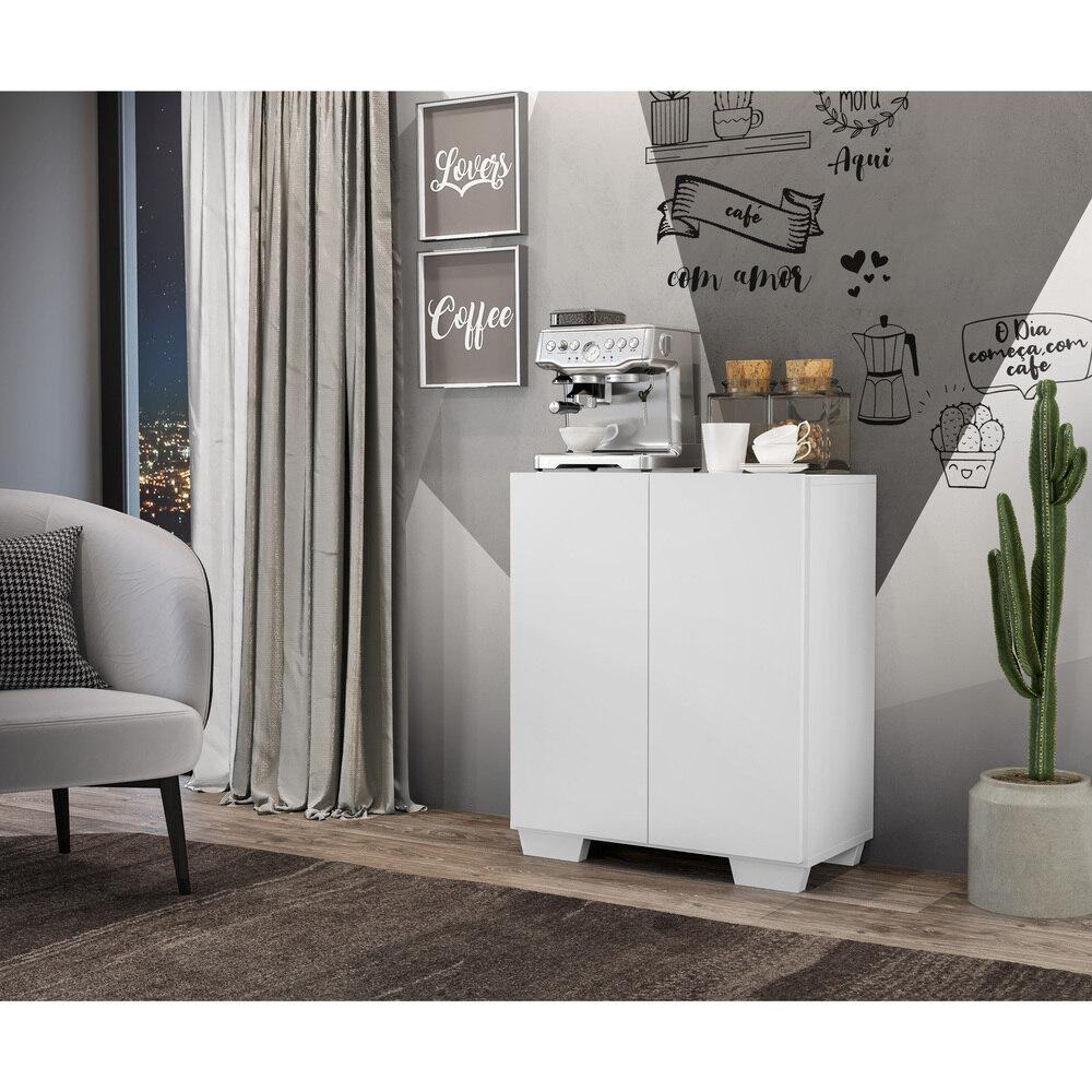 Encontraproduto.com.br - Aparador Buffet 2 Portas com Pés Quadrados Veneza Multimóveis V3610
