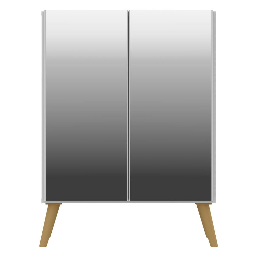 Encontraproduto.com.br - Aparador Buffet 2 portas com Espelho Retrô Vegas Multimóveis V3613