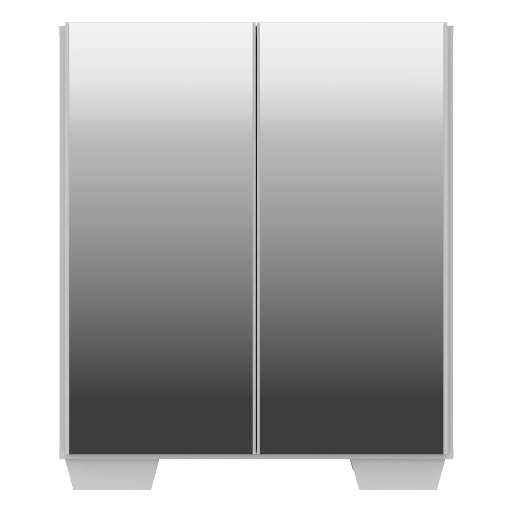 Encontraproduto.com.br - Aparador Buffet 2 portas com Espelho e Pés Quadrados Vegas Multimóveis V3614