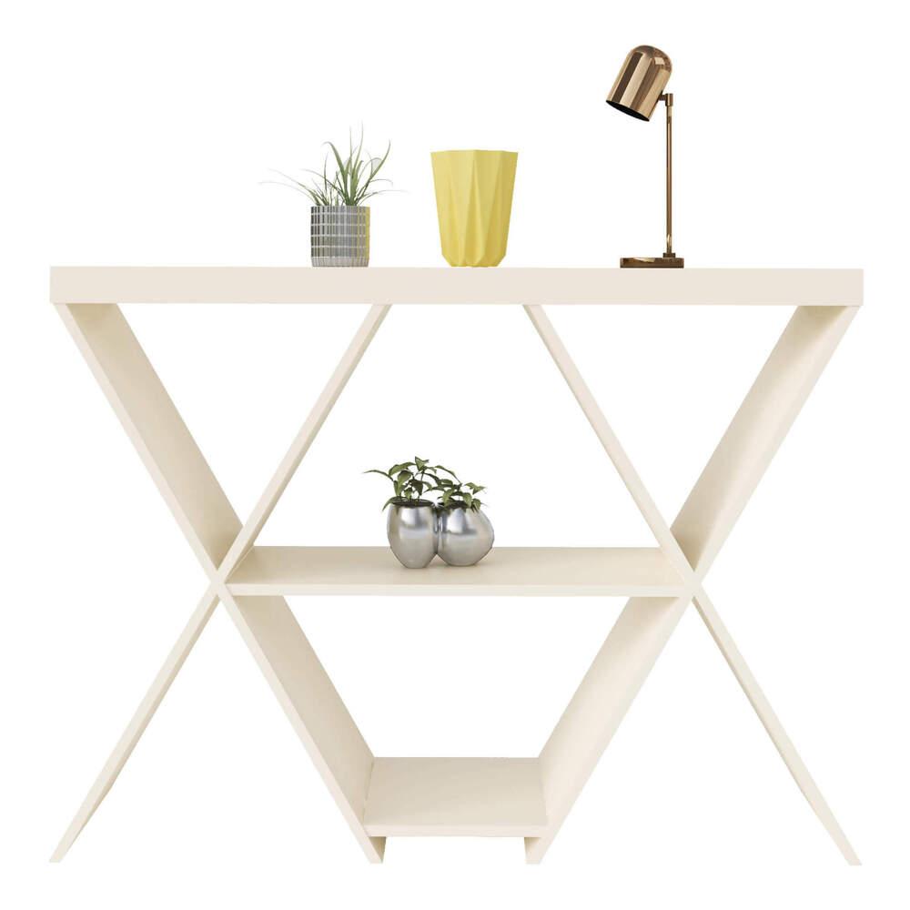 Encontraproduto.com.br - Aparador 110Cm Com Nichos Multimóveis Cr50029 Off White Off White