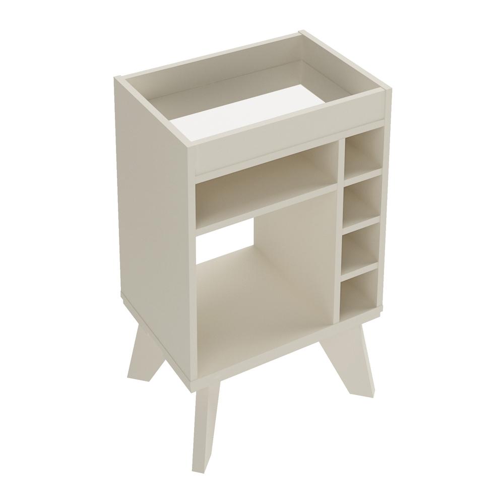 Encontraproduto.com.br - Adega Bar Retrô com Espelho Multimóveis CR50033 Off White