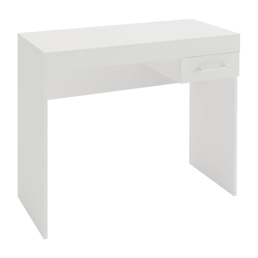 Escrivaninha 91cm com 1 Gaveta Multimóveis CR25203 Branca