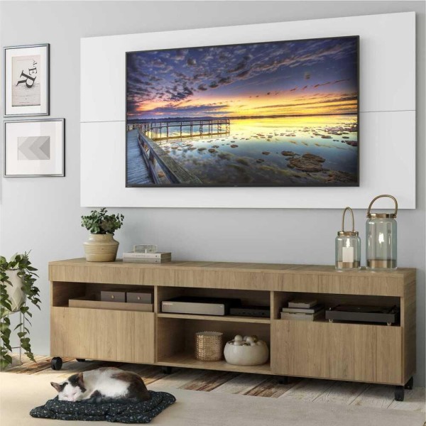 Encontraproduto.com.br - Rack Com Painel Tv 65