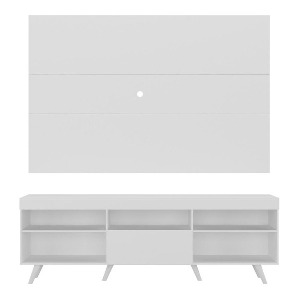 Encontraproduto.com.br - Rack Retrô com Painel e Suporte TV até 75