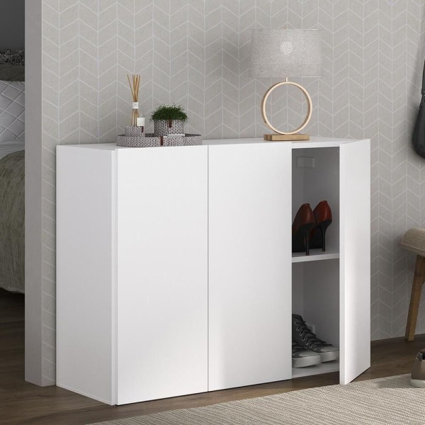 Encontraproduto.com.br - Sapateira 3 Portas Nina Multimóveis V6024