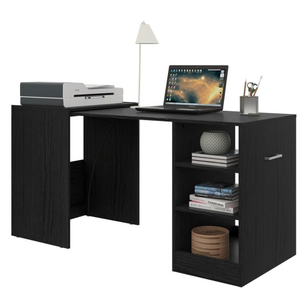 Encontraproduto.com.br - Escrivaninha Mesa Dobrável Ibiza Multimóveis V6000 Preta