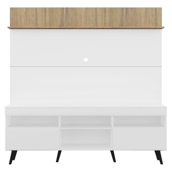 Encontraproduto.com.br - Rack Retrô Com Painel E Suporte Tv 65