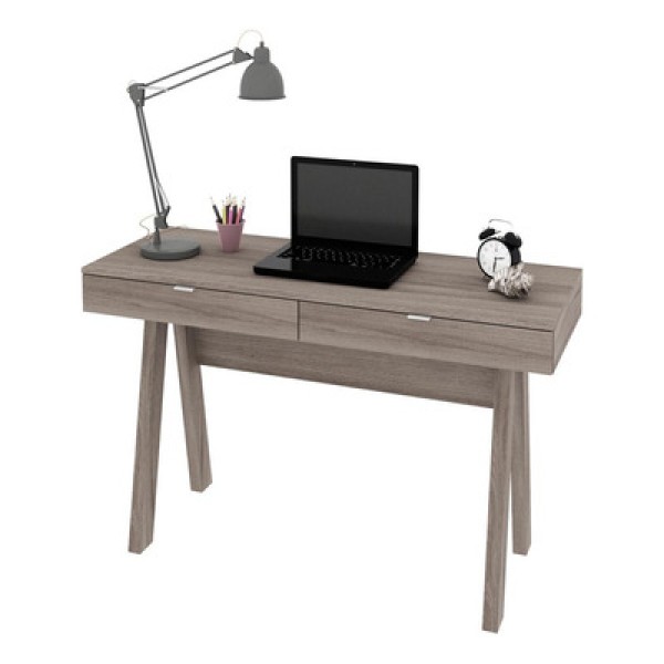 Escrivaninha Com 2 Gavetas Multimóveis Vcr25031 Branco