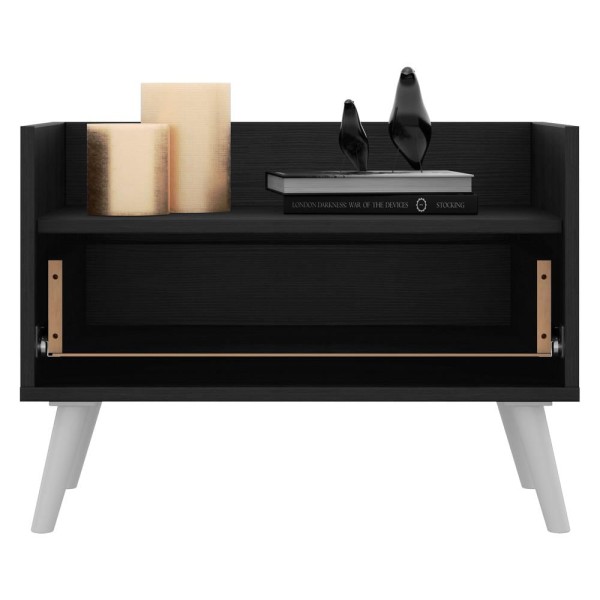 Encontraproduto.com.br - Kit com 2 Mesas de Cabeceira 60cm Retrô Multimóveis V3633