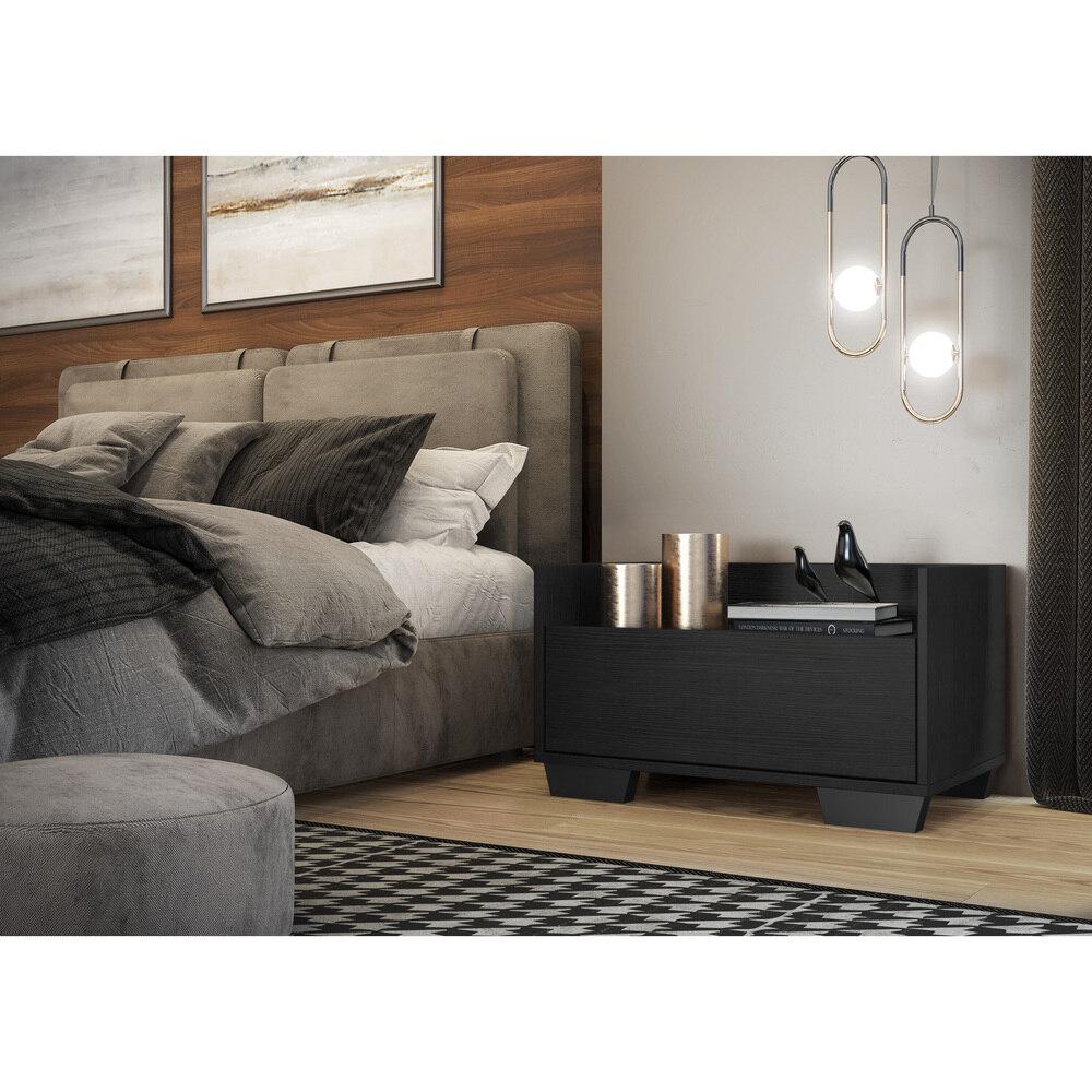 Encontraproduto.com.br - Kit com 2 Mesas de Cabeceira 60cm Multimóveis V3634