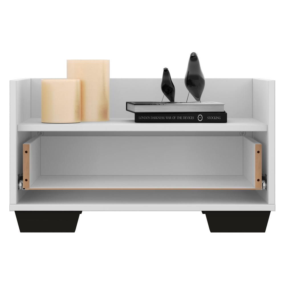 Encontraproduto.com.br - Kit com 2 Mesas de Cabeceira 60cm Multimóveis V3634