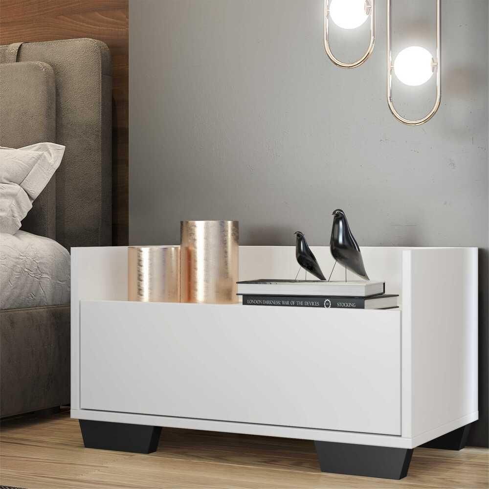 Encontraproduto.com.br - Kit com 2 Mesas de Cabeceira 60cm Multimóveis V3634