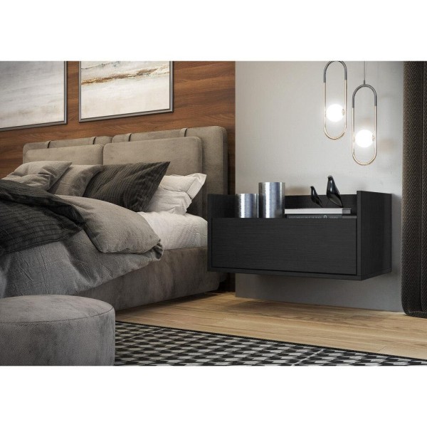 Encontraproduto.com.br - Kit com 2 Mesas de Cabeceira 80cm Suspensa Multimóveis V4005