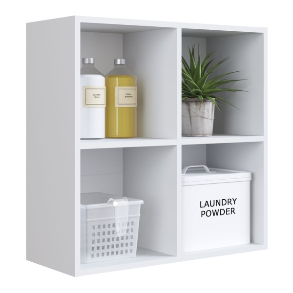 Encontraproduto.com.br - Armário Lavanderia com Prateleiras Multimóveis CR30034 Branco