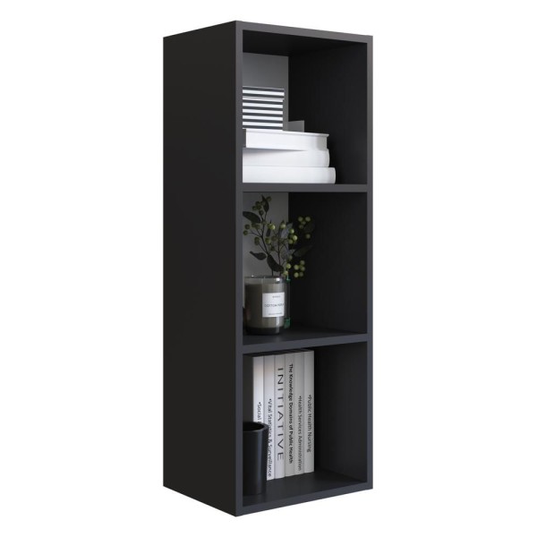 Encontraproduto.com.br - Armário Aéreo Escritório 2 Prateleiras Multimóveis CR25247 Preto