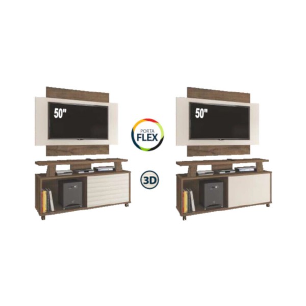 Encontraproduto.com.br - Rack com Painel TV até 50
