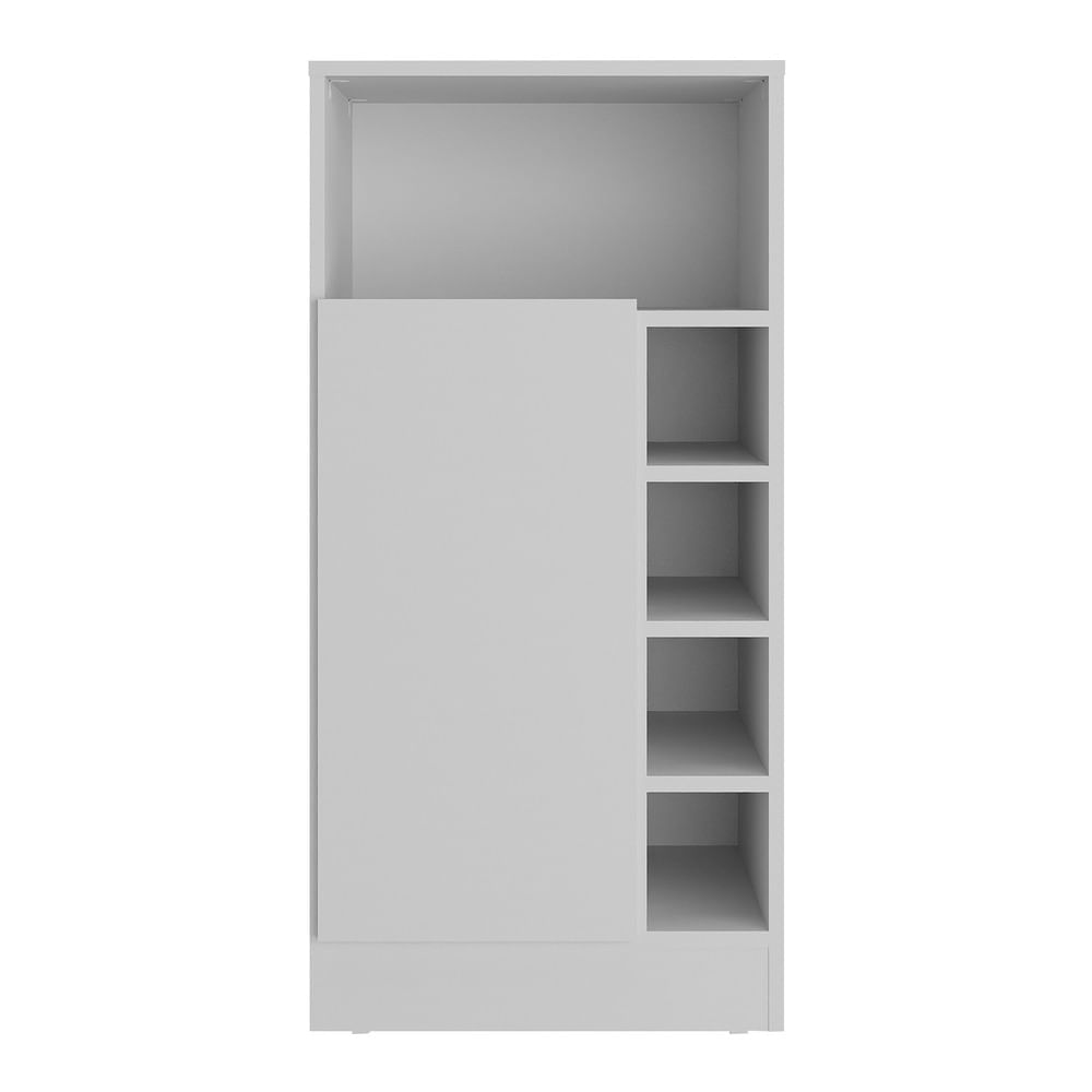 Encontraproduto.com.br - Bancada Balcão/Mesa de Cozinha com Adega e 1 Porta Multimóveis MP2144 Branco