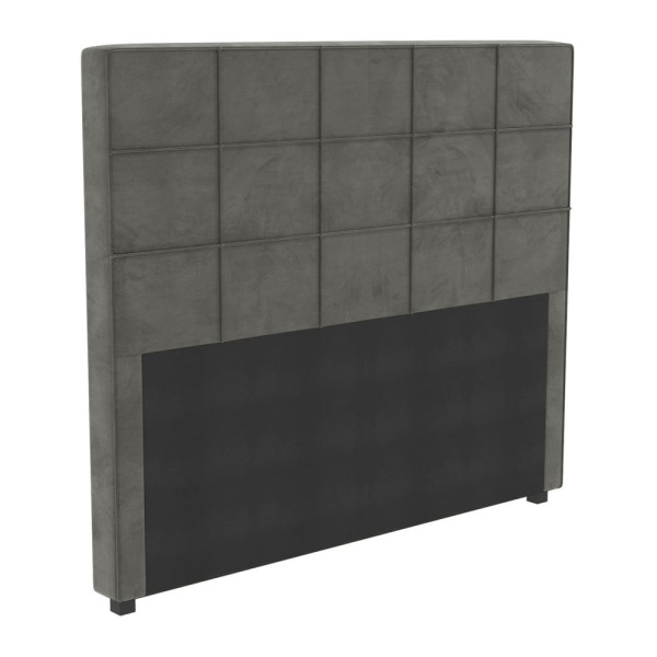 Encontraproduto.com.br - Cabeceira Estofada Casal 140cm Multimóveis CR35160 Chumbo