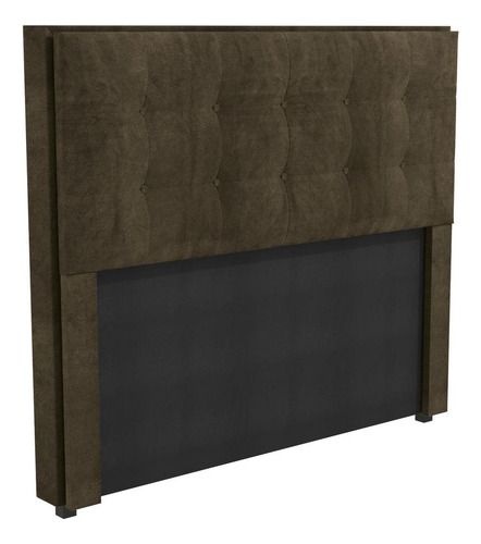 Cabeceira Estofada Casal 140cm Multimóveis Cr35162 Chumbo Chumbo