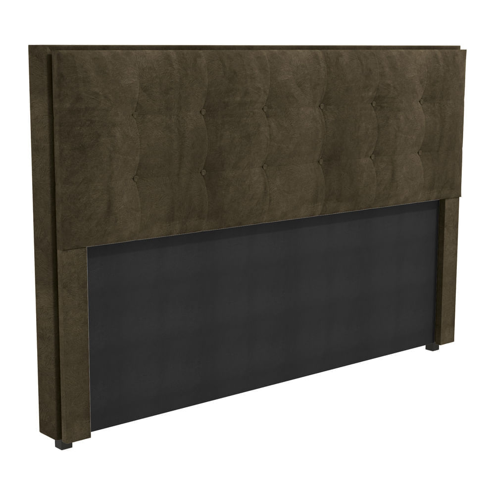 Cabeceira Estofada King 195cm Multimóveis Cr35164 Marrom Marrom