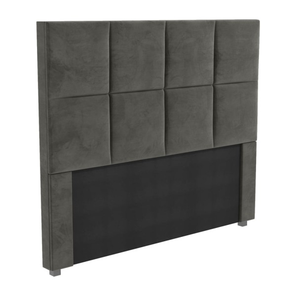 Encontraproduto.com.br - Cabeceira Estofada Casal 140cm Multimóveis Cr35165 Chumbo Chumbo