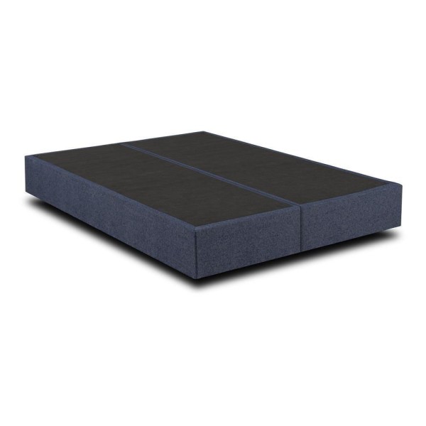 Base Sommier Box Bipartido Queen (158x198x25) Kappesberg Cr35173 Azul Azul