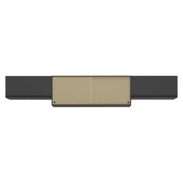 Encontraproduto.com.br - Kit 3 Armários de Cozinha Aéreos 4 Portas Veneza Multimóveis MP2152 Preto