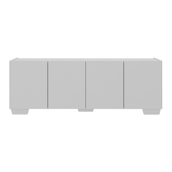 Encontraproduto.com.br - Rack Para Tv Até 50 Polegadas Com 4 Portas Multimóveis Mp1072 Branco Branco