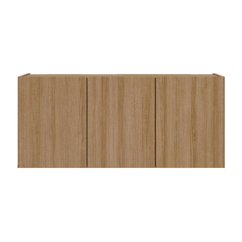Encontraproduto.com.br - Balcão De Cozinha Suspenso 3 Portas Multimóveis Mp2166 Rustic Rustic