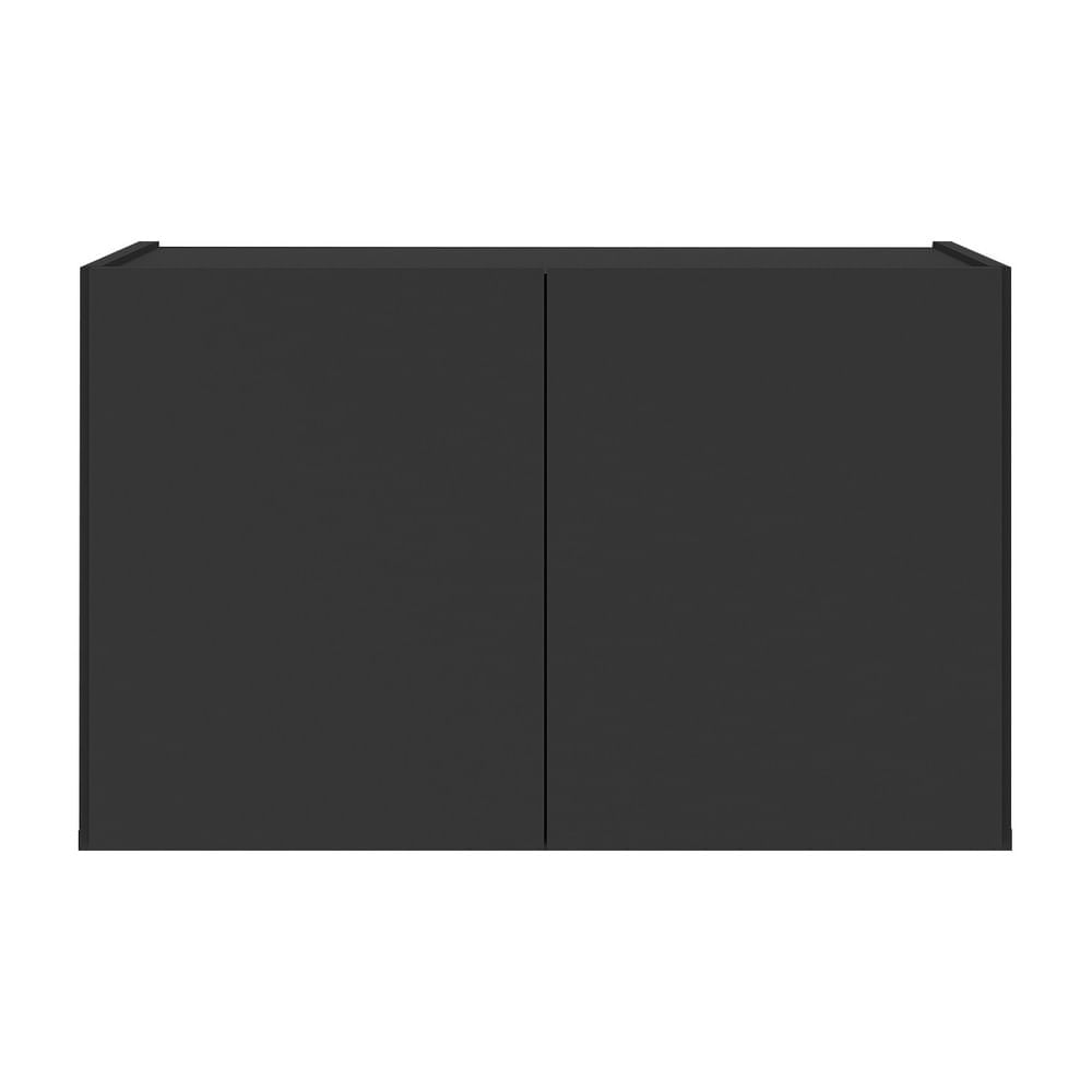 Encontraproduto.com.br - Aparador Buffet Suspenso 2 Portas Multimóveis Mp8000 Preto Preto