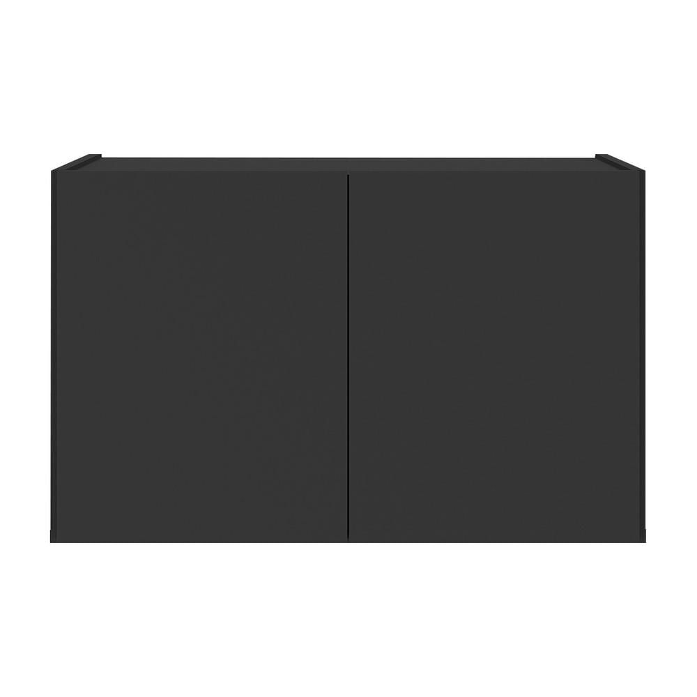 Encontraproduto.com.br - Aparador Buffet Suspenso 2 Portas Multimóveis Mp8000 Preto Preto