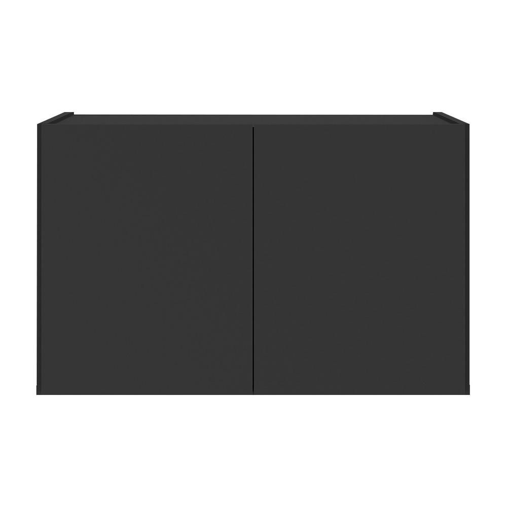 Encontraproduto.com.br - Aparador Buffet Suspenso 2 Portas Multimóveis Mp8000 Preto Preto