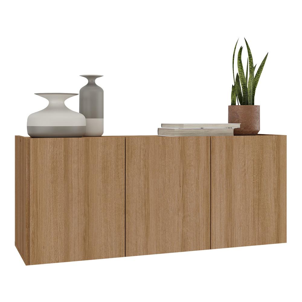 Encontraproduto.com.br - Aparador Buffet Suspenso 3 Portas Multimóveis Mp8001 Rustic Rustic
