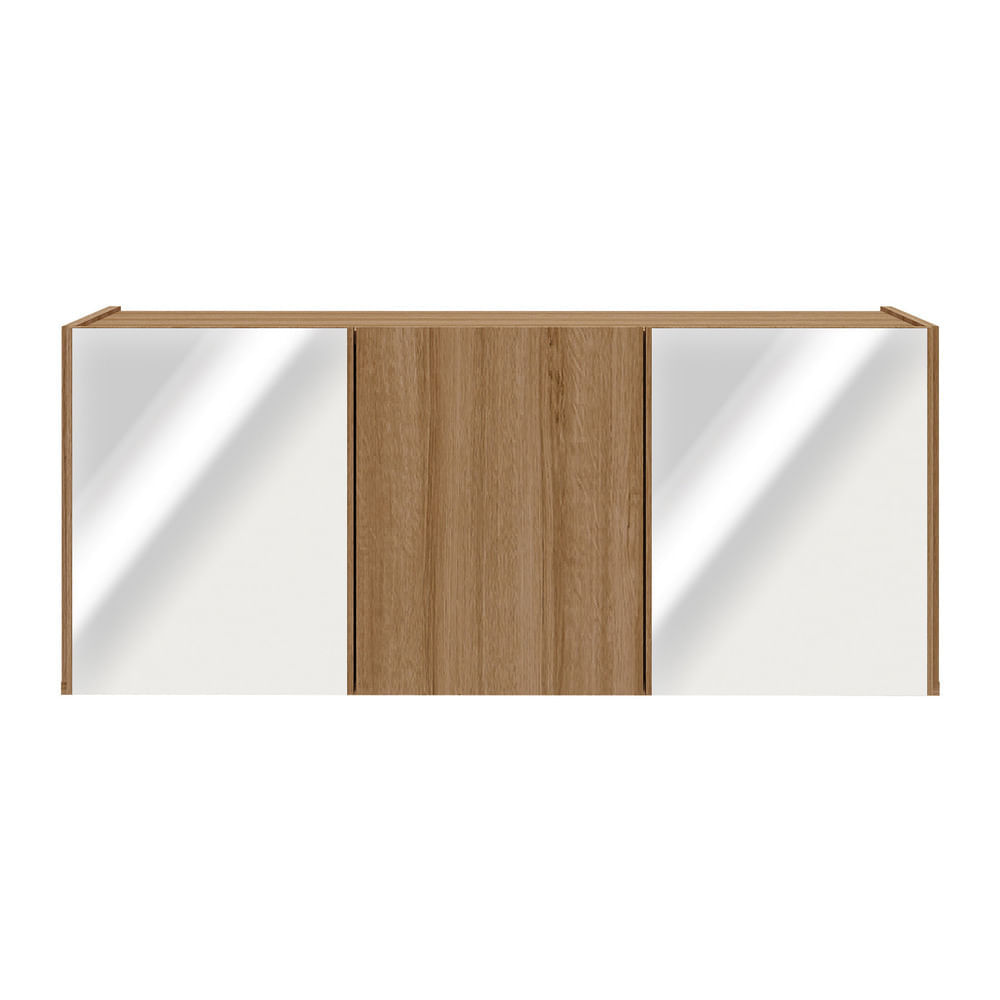 Encontraproduto.com.br - Rack Tv Até 32 Polegadas Suspenso Com Espelhos Mp1077 Rustic Rustic