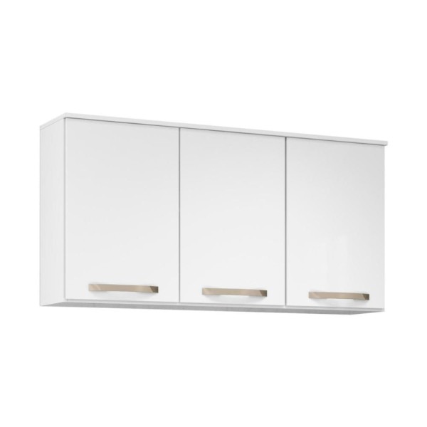 Encontraproduto.com.br - Armário Aéreo 120cm com 3 Portas Multimóveis CR20261 Branco