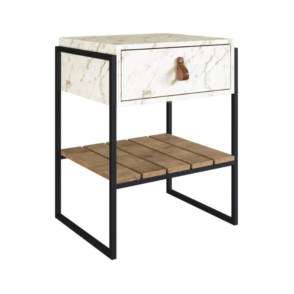 Encontraproduto.com.br - Mesa de Cabeceira com Gaveta Multimóveis CR35218