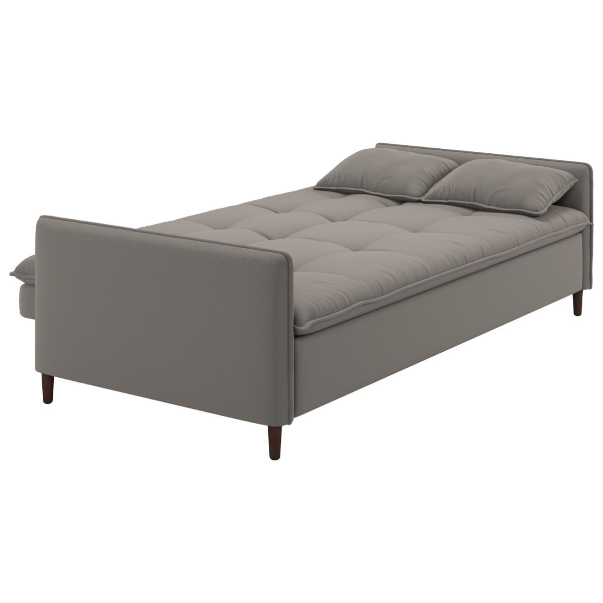 Encontraproduto.com.br - Sofá Cama Reclinável 3 Lugares E Almofadas Inclusas Multimóveis Cr45239 Bege Bege