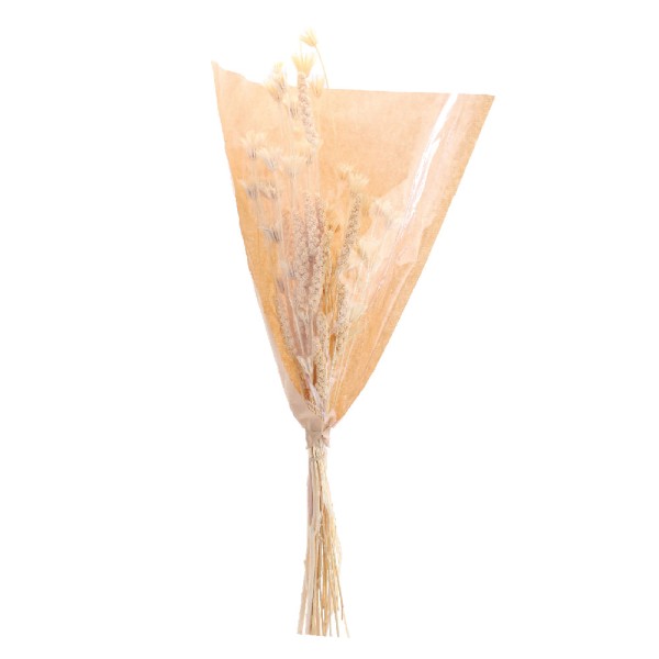 Encontraproduto.com.br - Buque Artificial Com Flores Secas BEG  80x30x4cm 1107474