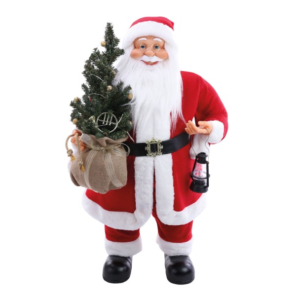 Papai Noel Em Pe C/Mini Arv VRM C/1 UN 78x45x35Cm 1113876