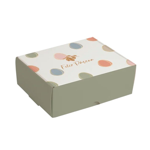 Encontraproduto.com.br - Caixa Para 6 Brigadeiros Tonal 13X10,6X4,5cm 10 Unidades 13007501 CROMUS