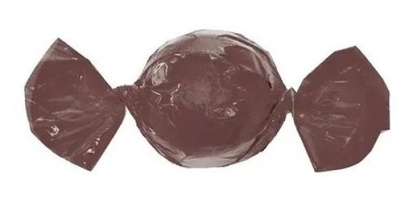 Encontraproduto.com.br - Embalagem Para Trufas e Bombons Marrom Café 12x12,5cm (12500038) Com 100 Unidades CROMUS