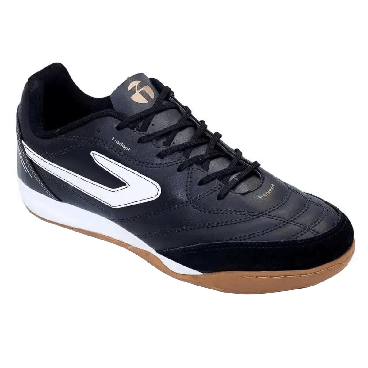 Encontraproduto.com.br - Chuteira Futsal Maestro Pro IV Preta - Topper