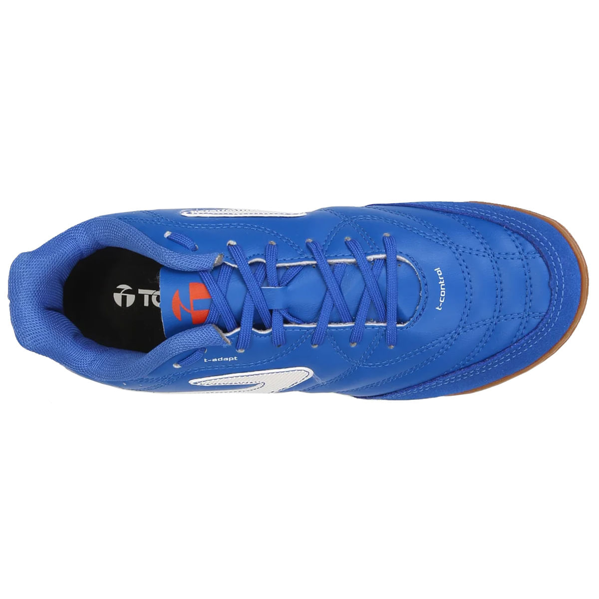 Encontraproduto.com.br - Chuteira Futsal Maestro TD IV Azul - Topper