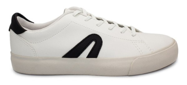 Tênis Rainha York Masculino - Branco e Preto