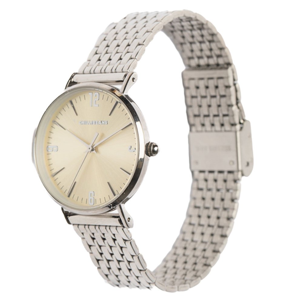 Encontraproduto.com.br - Relógio Feminino Chilli Beans Redondo Analógico Prata 182370 (MP)