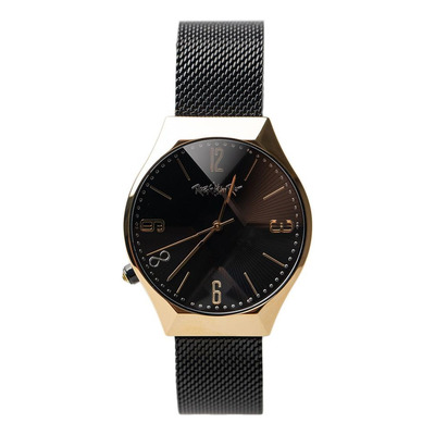Encontraproduto.com.br - Relógio Feminino Chilli Beans Analógico Rock In Rio Dourado E Preto (MP)