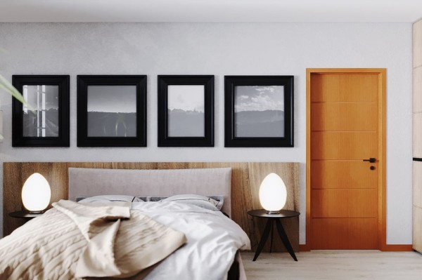 Encontraproduto.com.br - Porta Residence Nogal Mel 210x80 Eucadoor